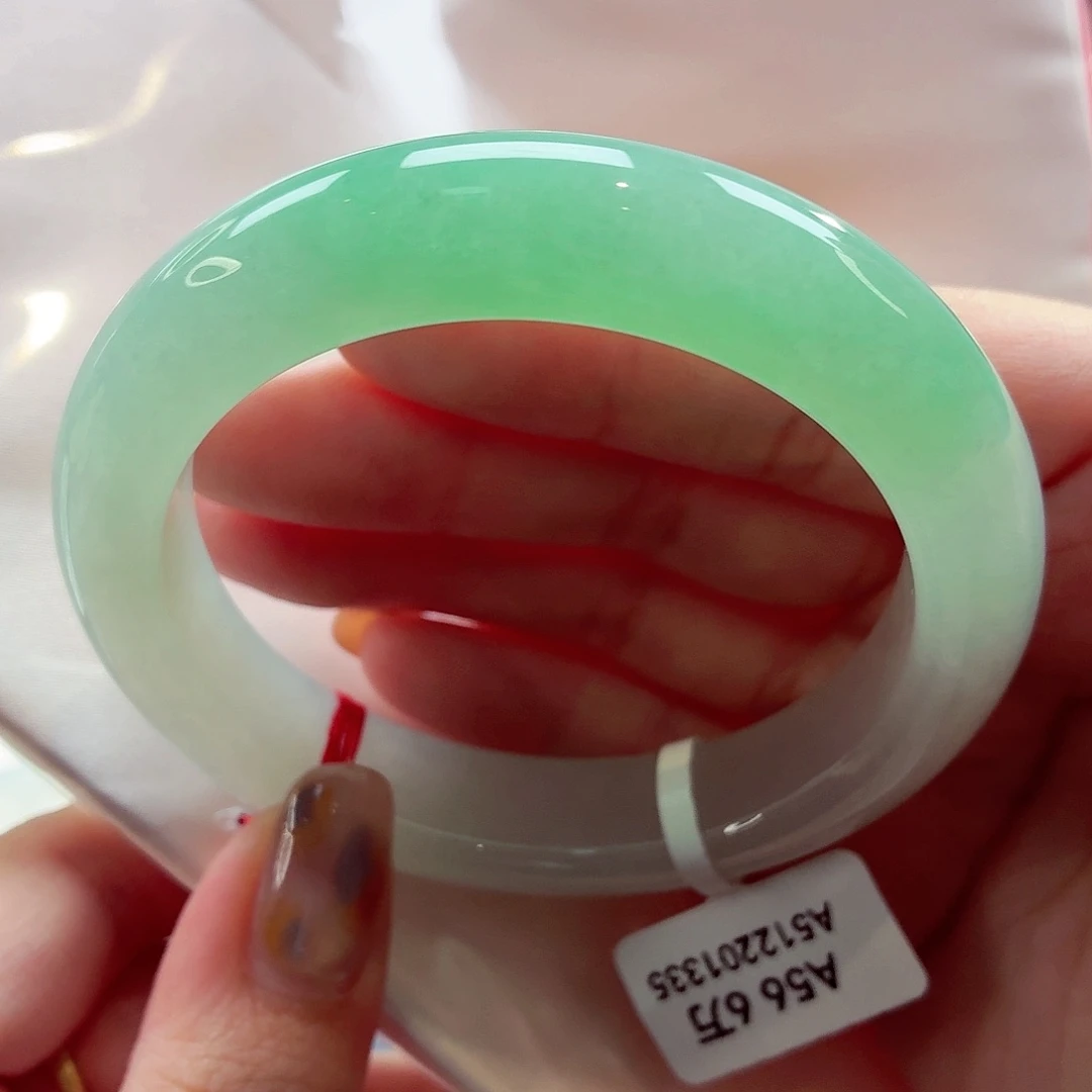 翡翠未镶嵌手镯22（39号）