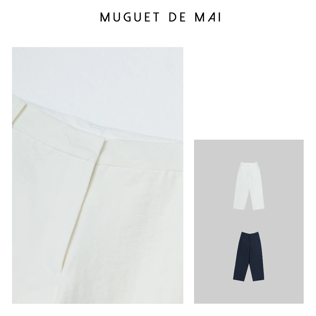 【MGDM】肌理感休闲直筒裤 杂志社 YFS2325