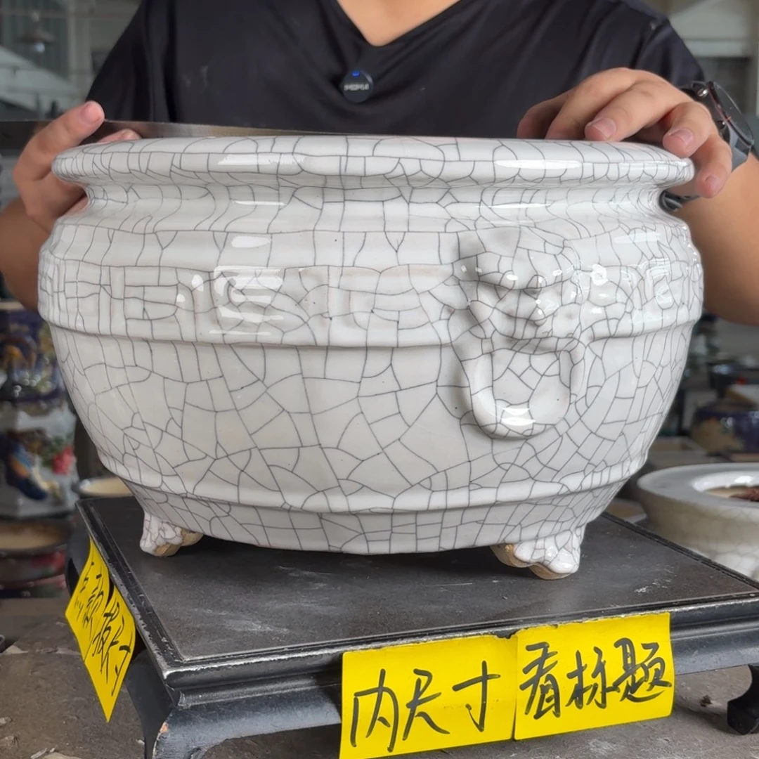 。一风堂石湾花盆 气孔 内26*18
