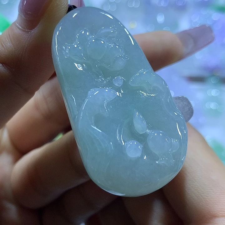 翡翠未镶嵌颈饰天然翡翠A货吊坠