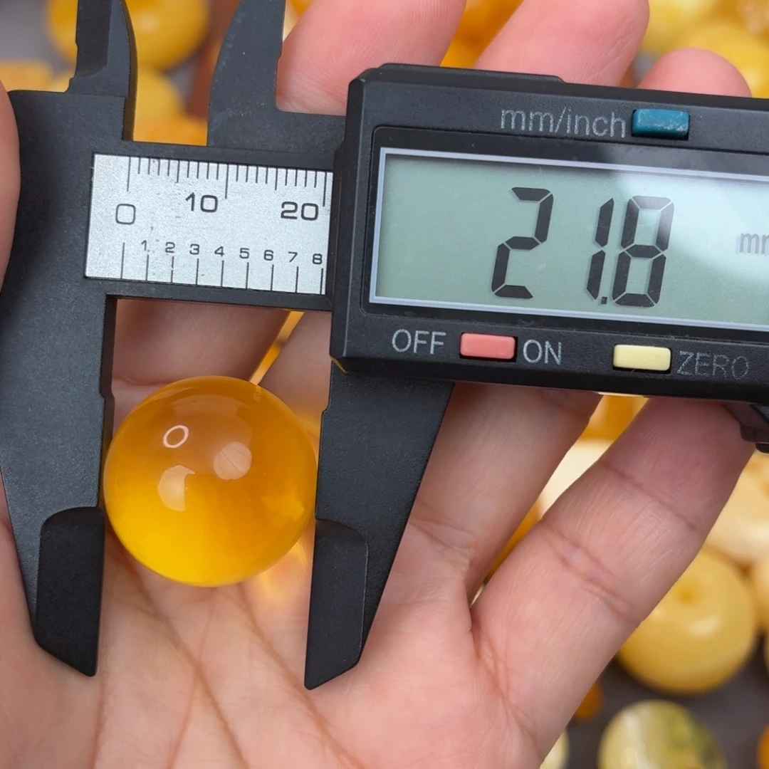 蜜蜡未镶嵌吊坠(不含链)净水珠