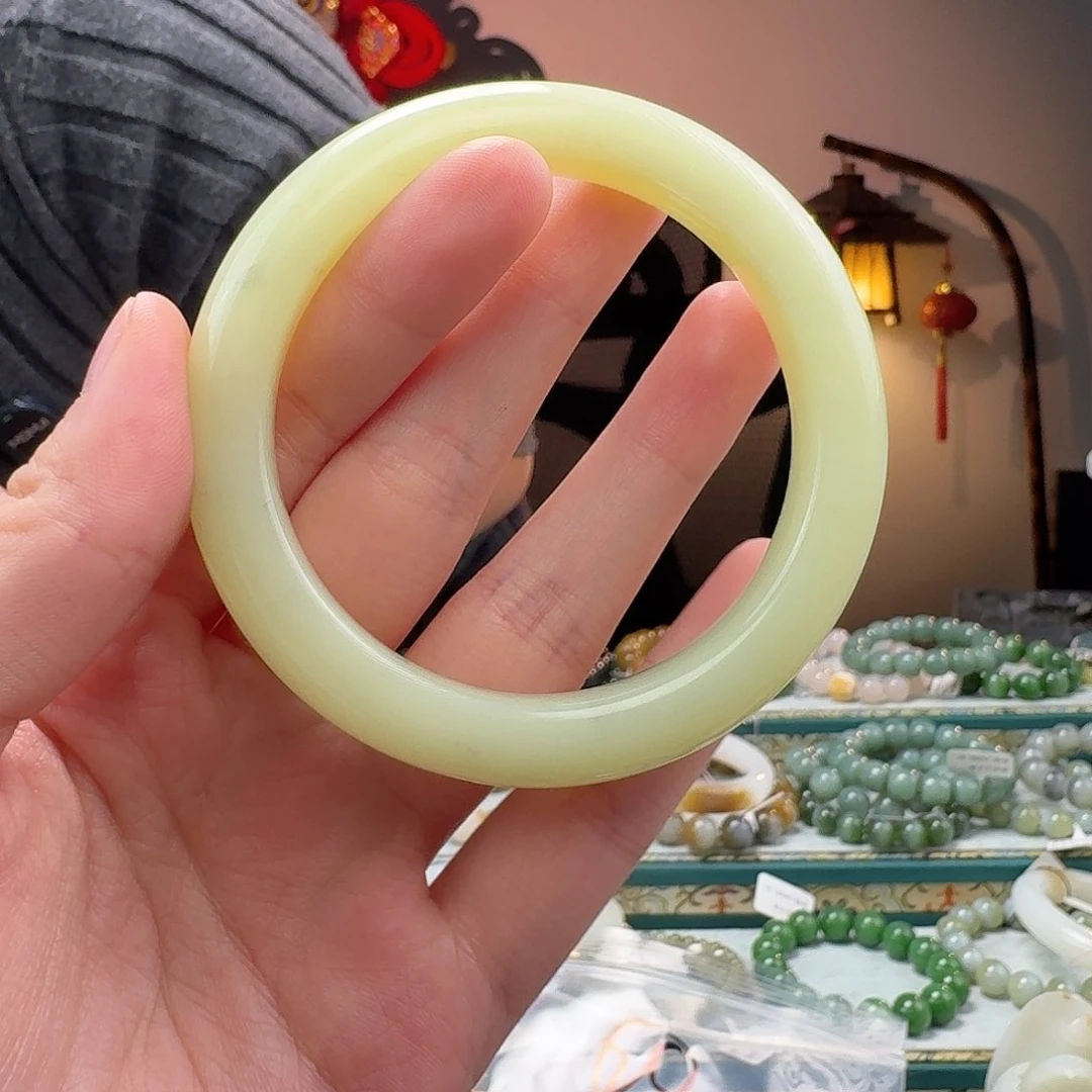 和田玉57.1圈口25未镶嵌