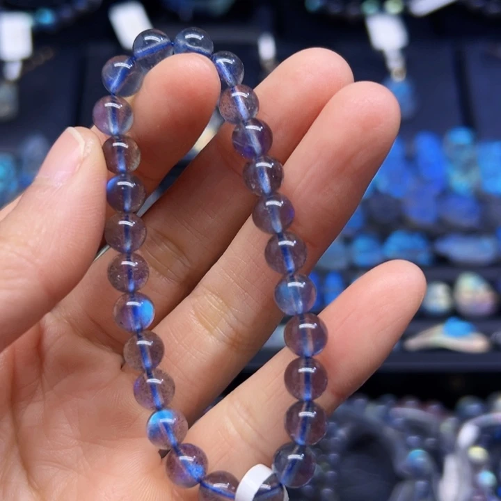 拉长石手串未镶嵌7左右
