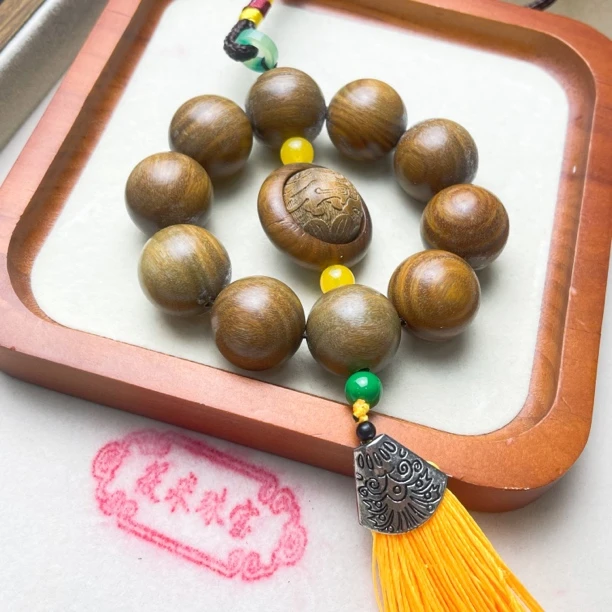 19mm绿檀车挂件A155 dj