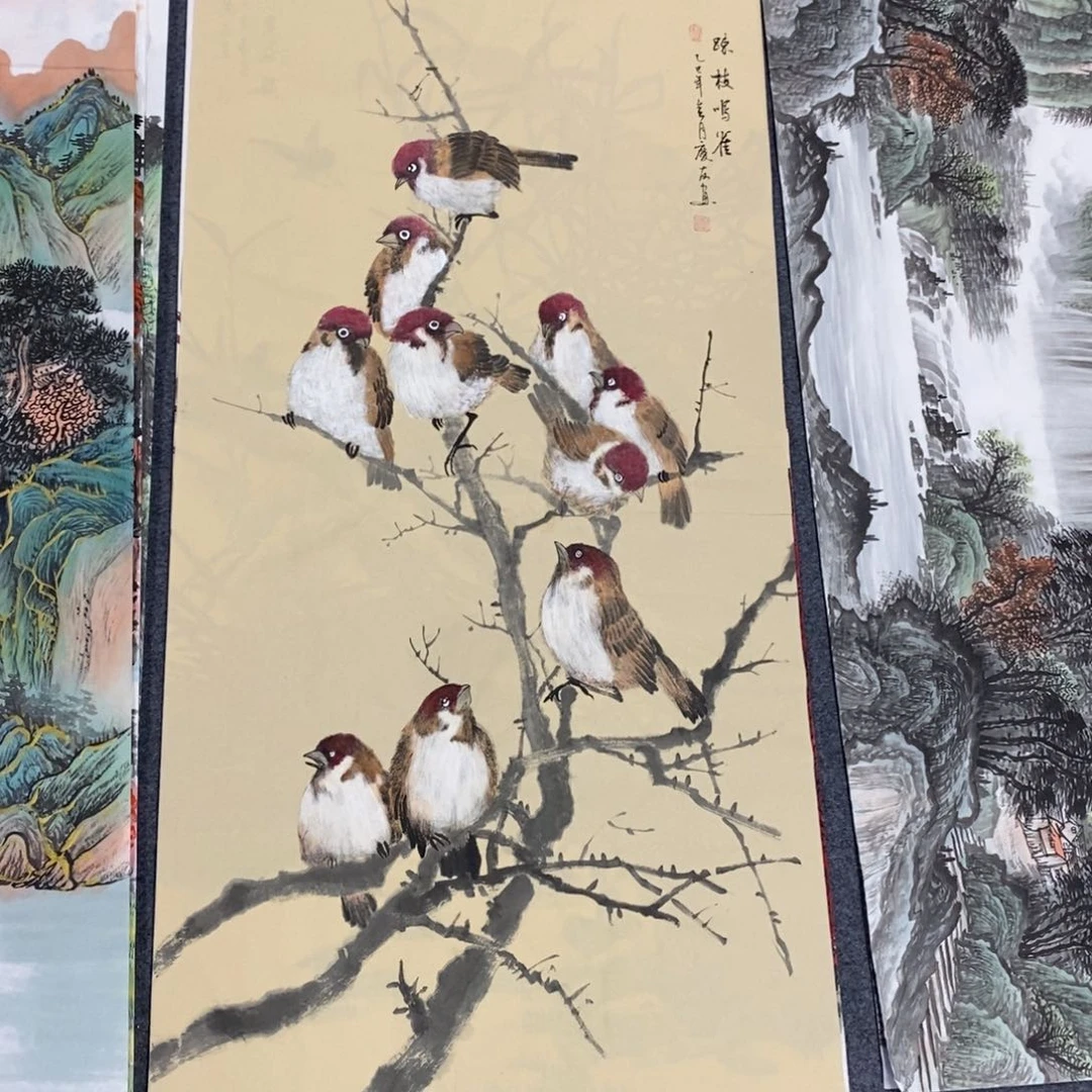 国画尺寸140✖️70四尺精品手绘画