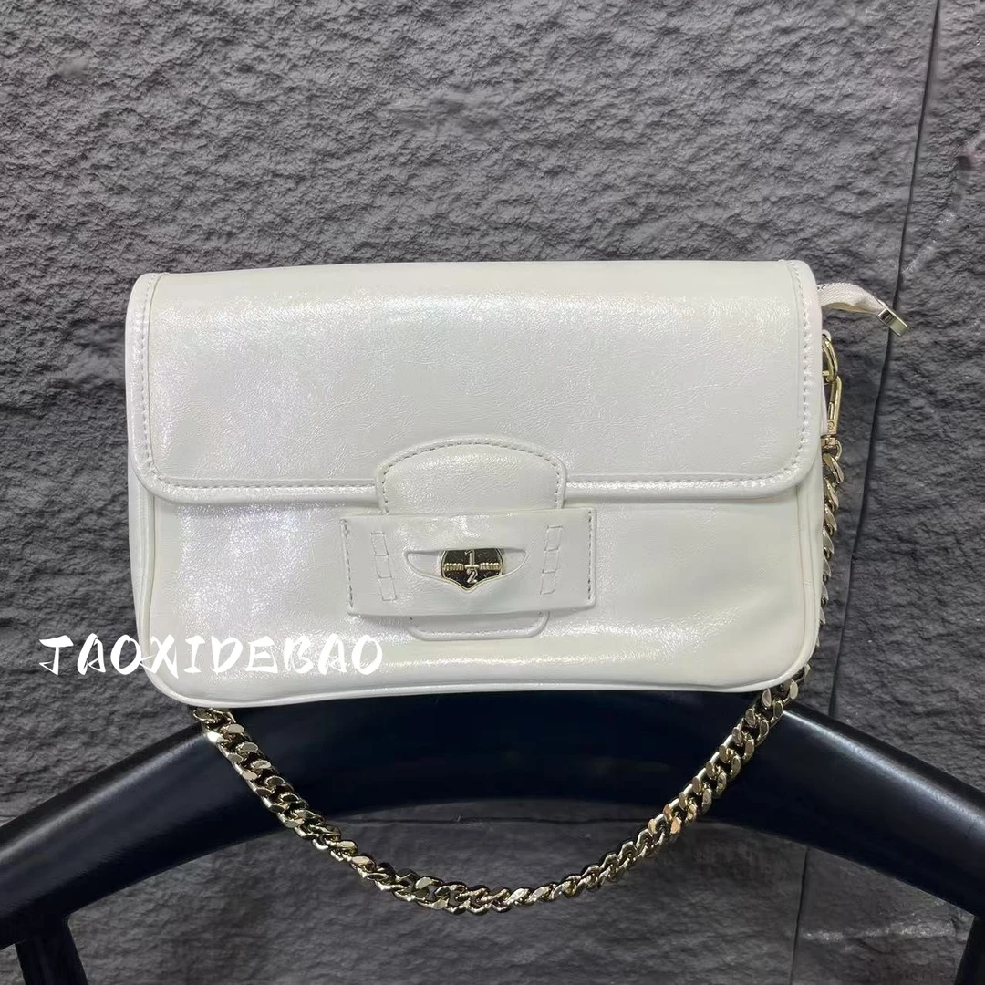 TAOXIDEBAO_ 5708 奶昔白 小众定制单肩斜跨包