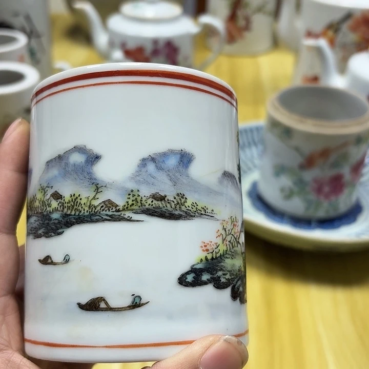 用***8茶杯没把没盖瑕疵品