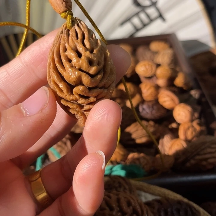 发***豆桃核吊坠碧桃核大尺寸吊坠