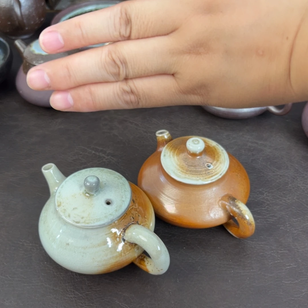 三***清摆件柴烧茶器主人壶壶
