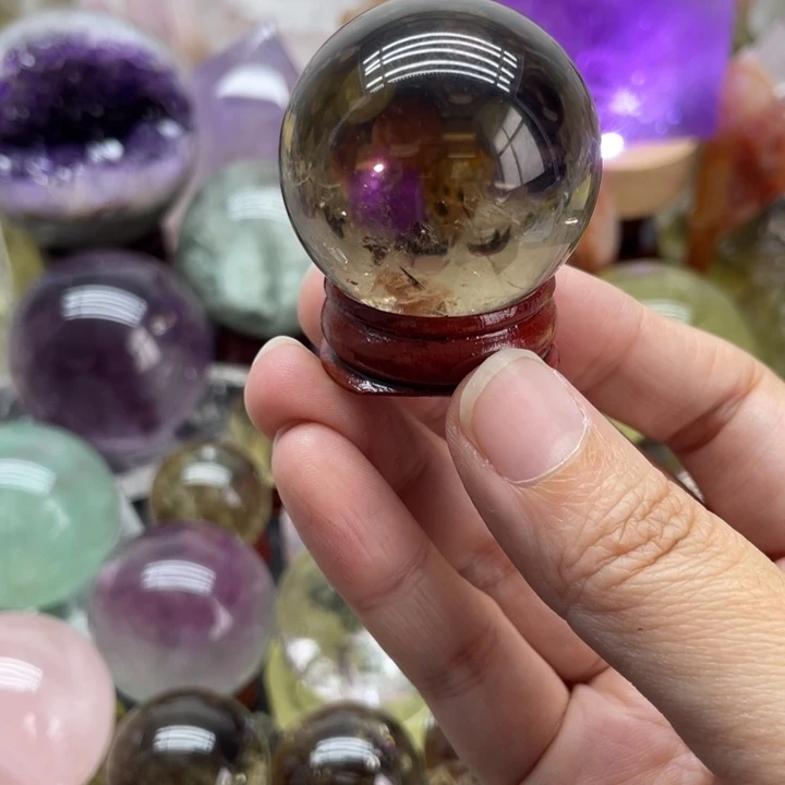 萌***记紫晶未镶嵌珠宝半成品92