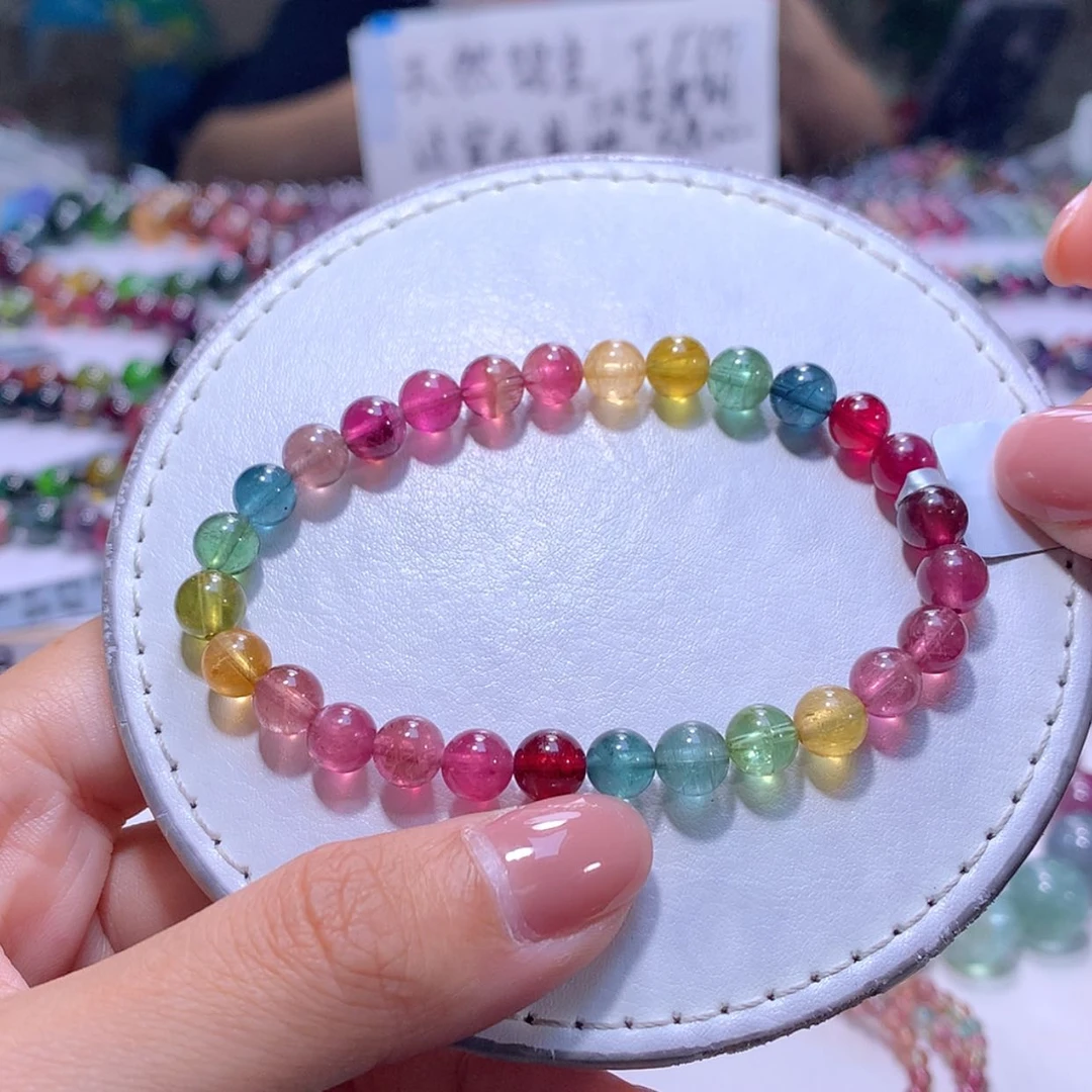 【闪购商品】未镶嵌手链碧玺6.8m