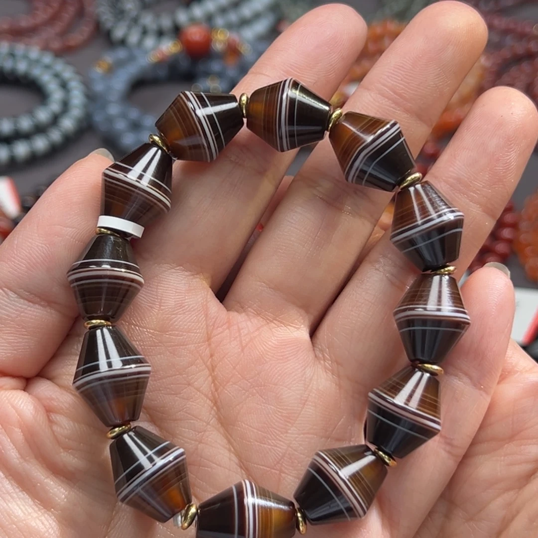 玛瑙/玉髓合金手链