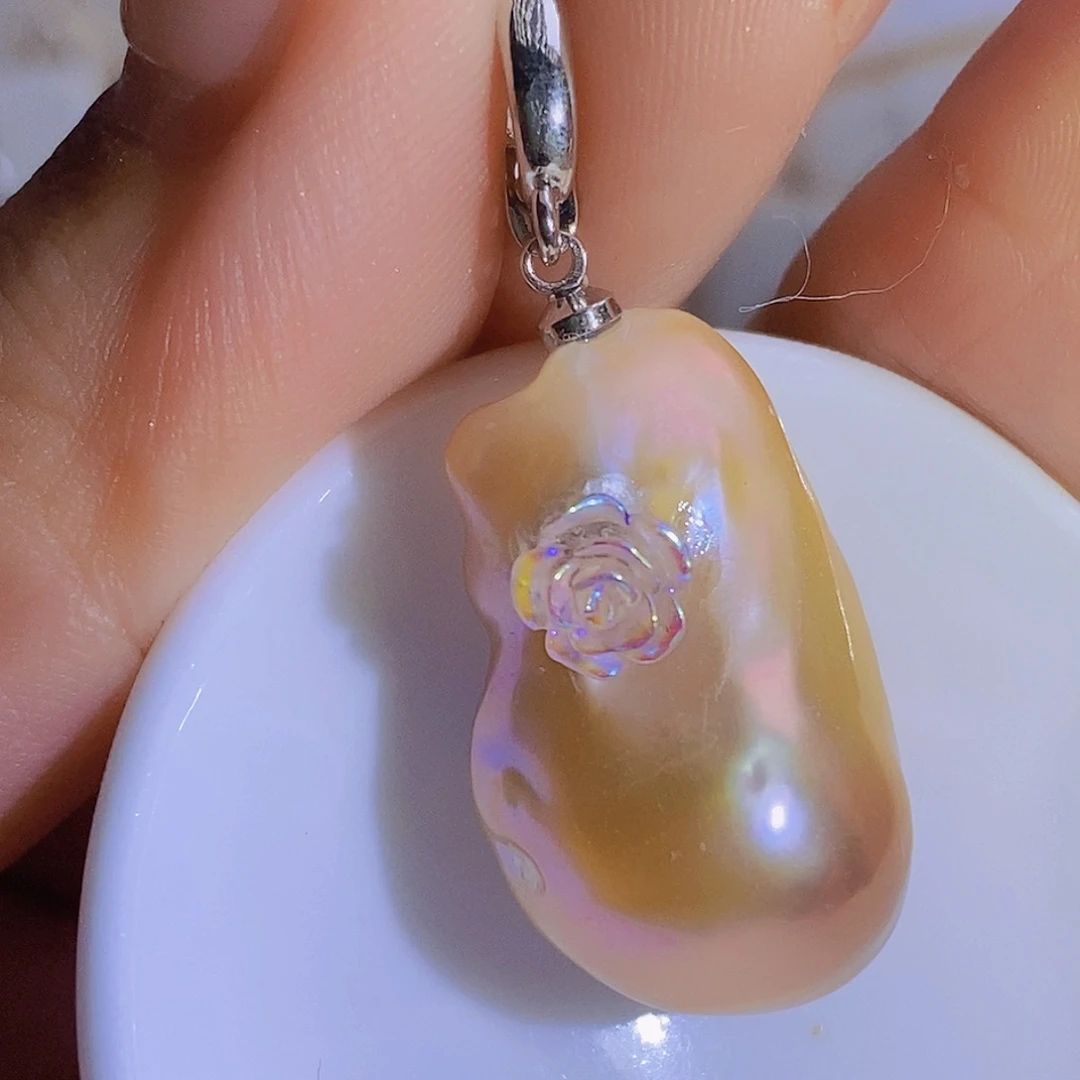 银S925镶嵌特价（不退不换）淡水珍珠