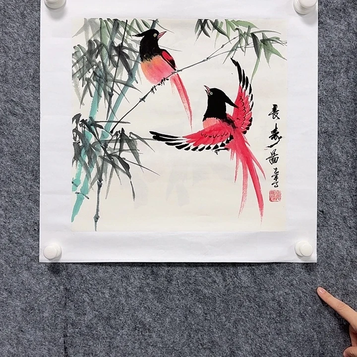国画国画作品长寿