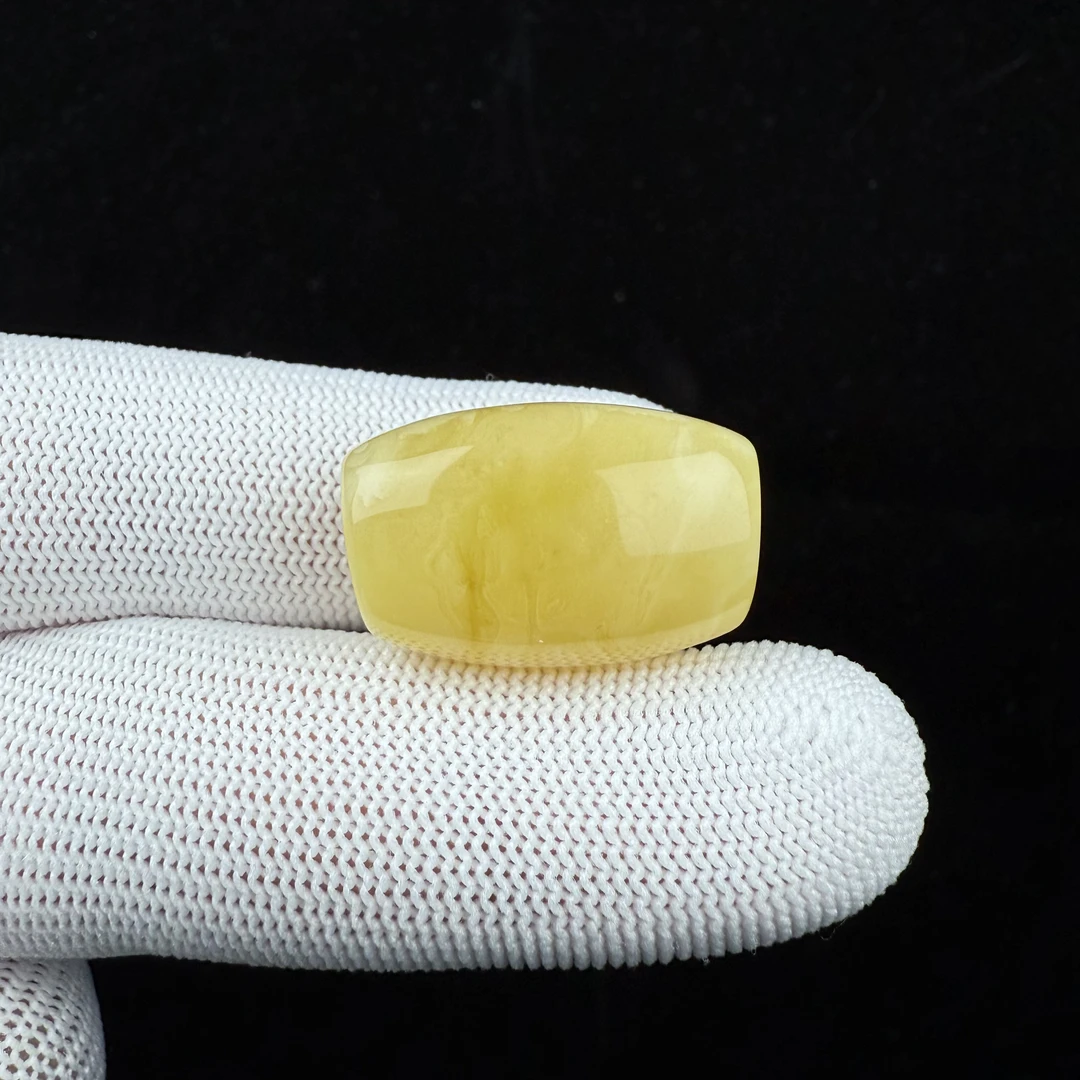 M5772天然原矿俄料蜜蜡马蹄珠16.6*25.8*13.3mm支持复检假一罚十