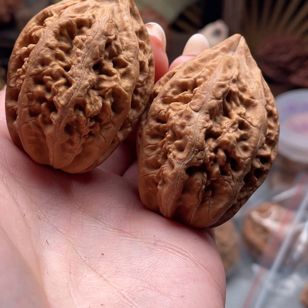 文玩核桃把件楸刀鱼69