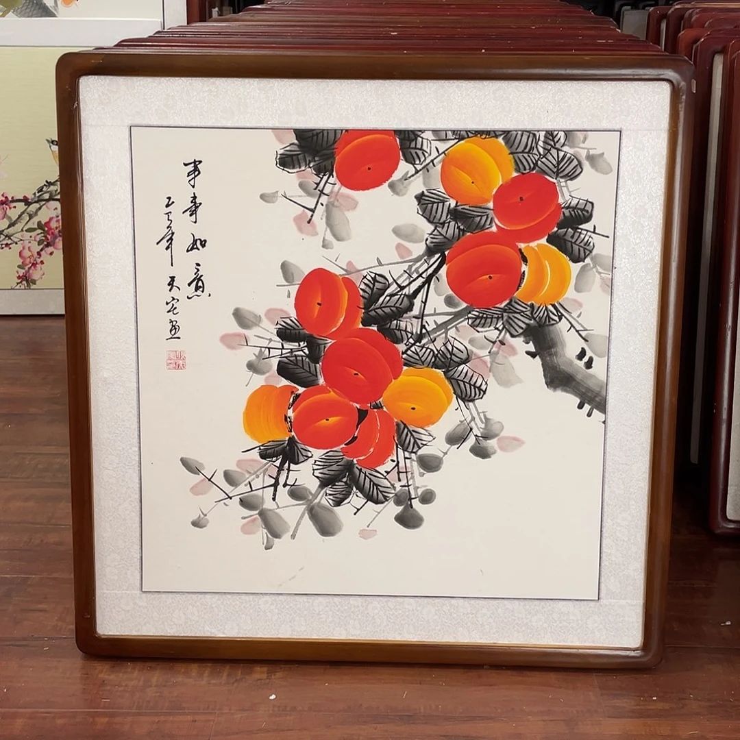 国画带框尺寸63*63厘米