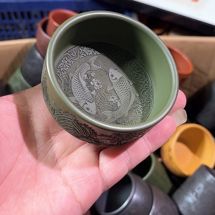 茶杯紫砂全手工 紫砂主人杯