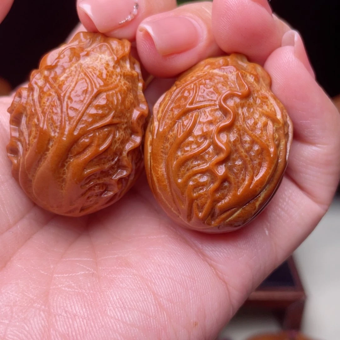 吊坠橄榄核白菜手球