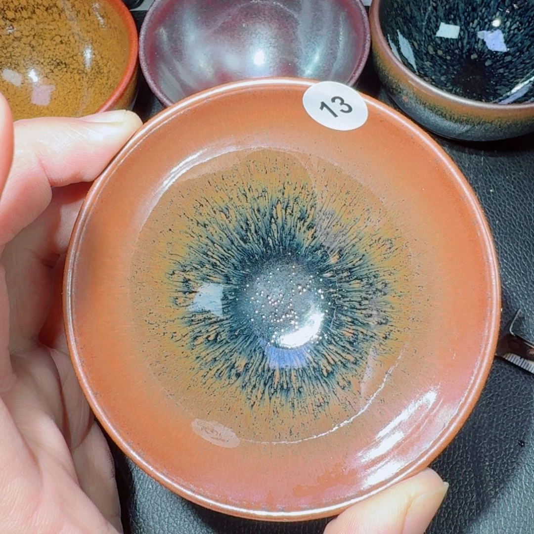 摆件古时茶器建窑建盏13