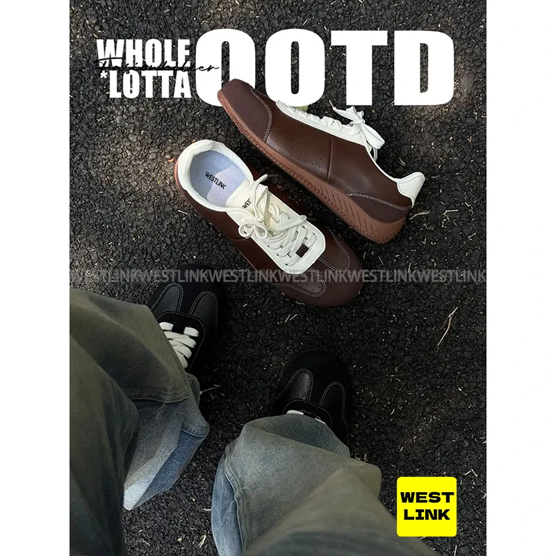 WesTlinK德训鞋秋天复古百搭经典赛车鞋小众时尚潮流Cleanfit潮鞋