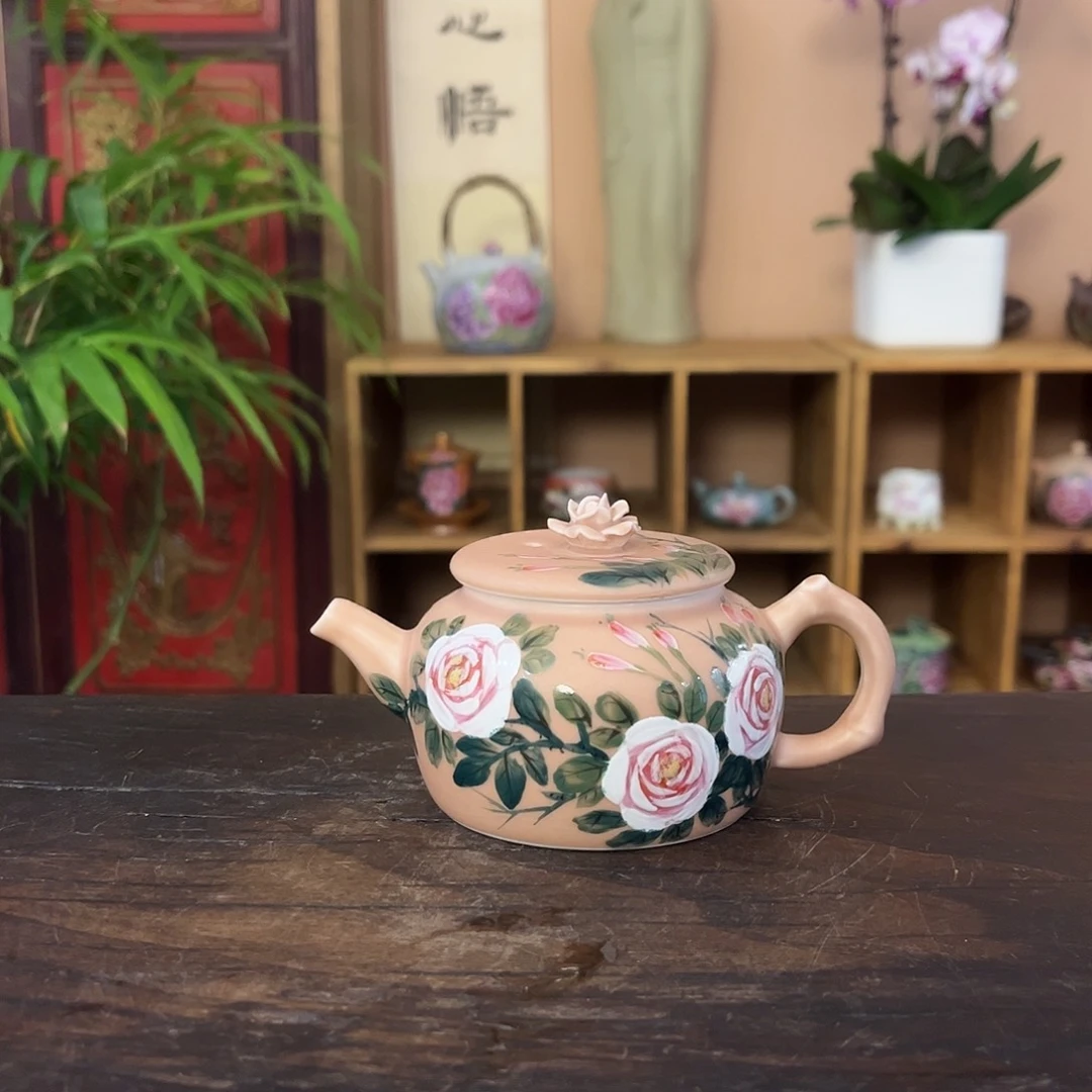 景德镇纯手工手绘柴烧