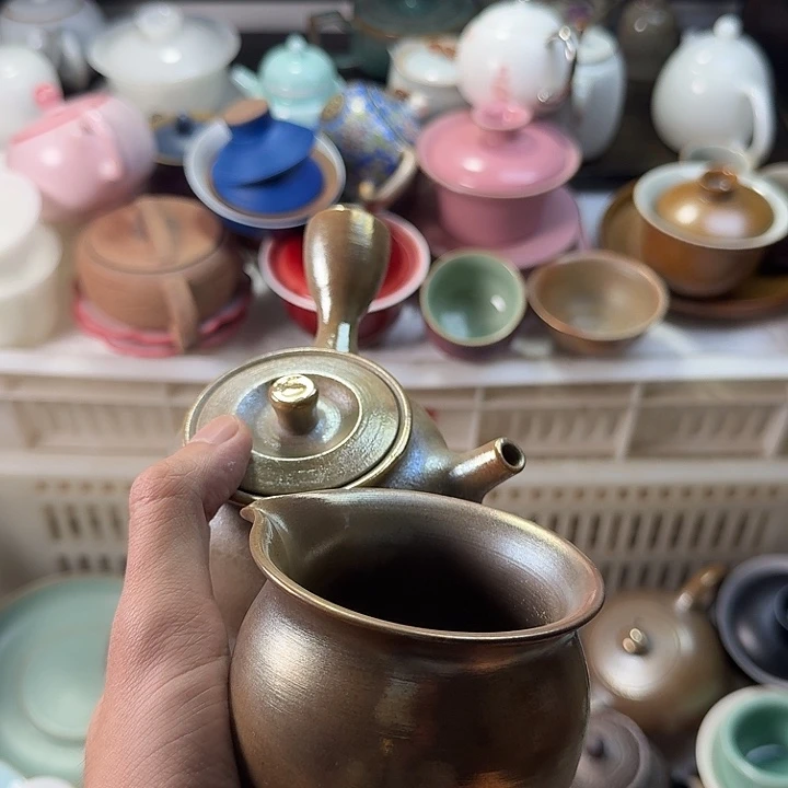 来***光紫砂陶瓷茶具微瑕建议不要拍