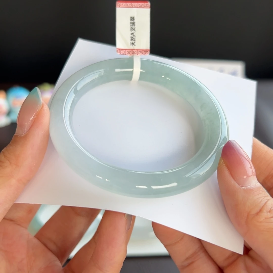 翡翠未镶嵌手镯21号 53.8