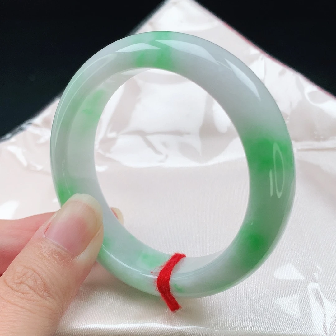 未镶嵌手镯翡翠53+圈5709