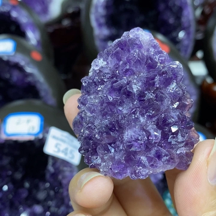 未镶嵌紫晶大型摆件（非配饰）莹