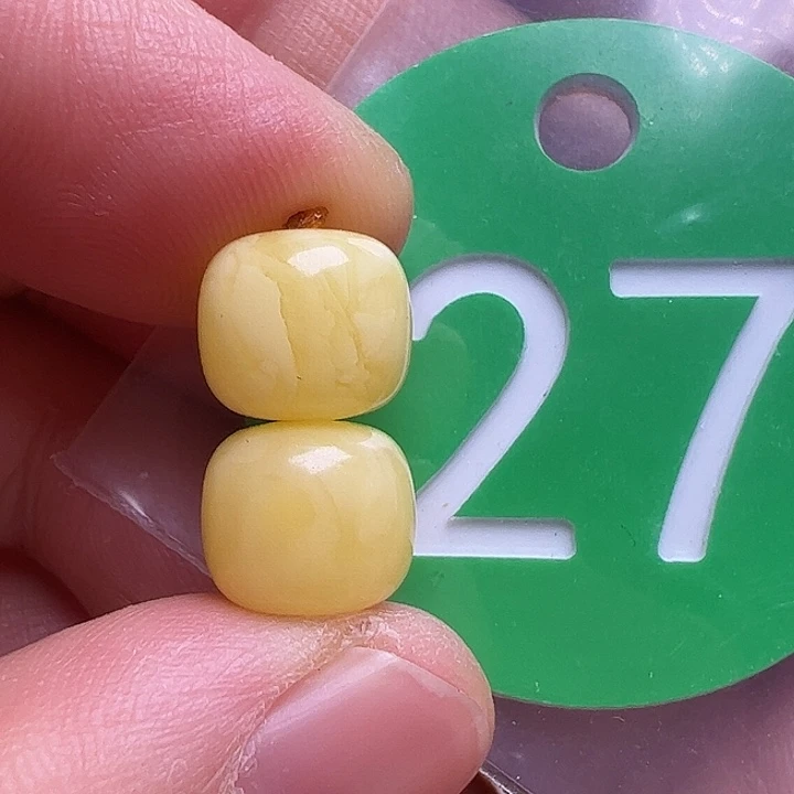 蜜蜡未镶嵌珠宝奇石9/8m m