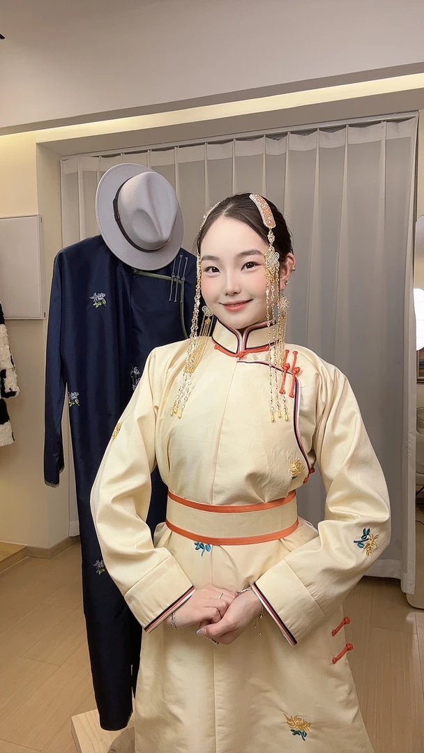 新款男女情侣款传统款袍子长款袍子
