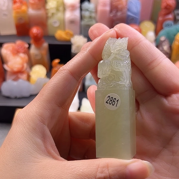 辽宁石印石娟**7手工定制2.1厘米，龙