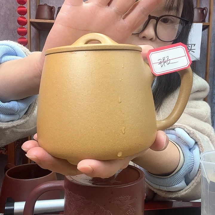 紫砂茶杯原矿紫砂杯