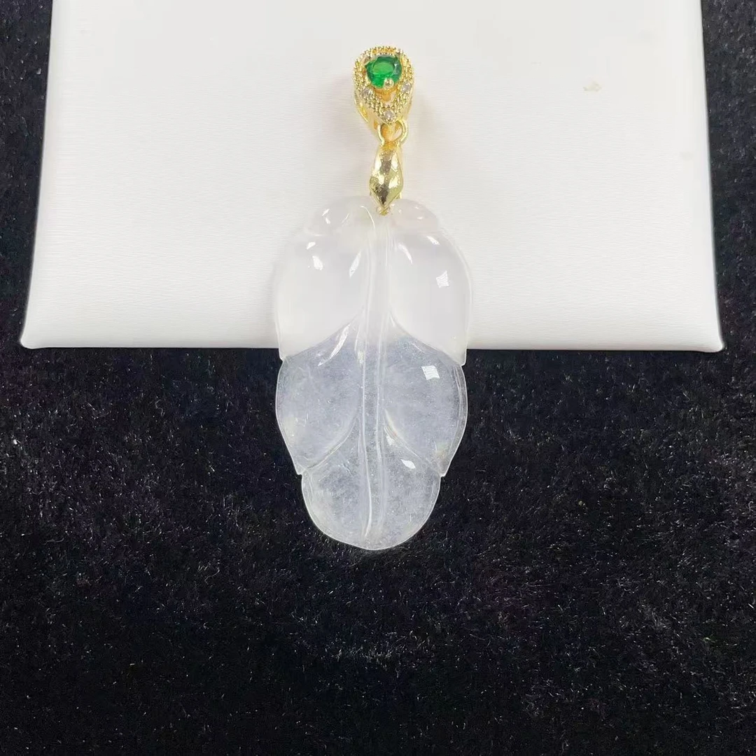 【小杨严选】白叶子吊坠精美时尚百搭