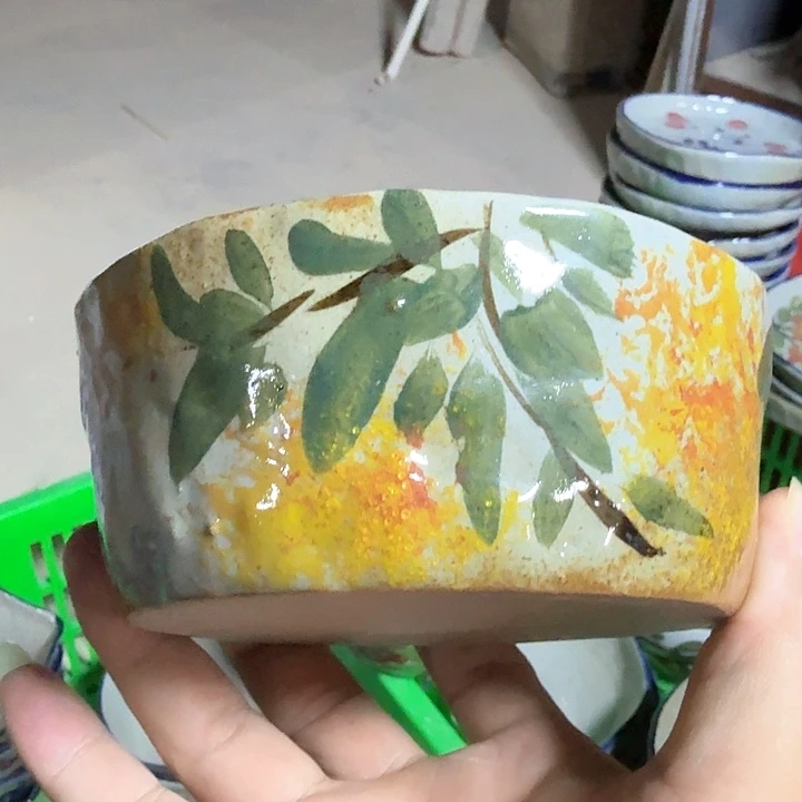 景德镇陶瓷手工手绘米饭碗    福利