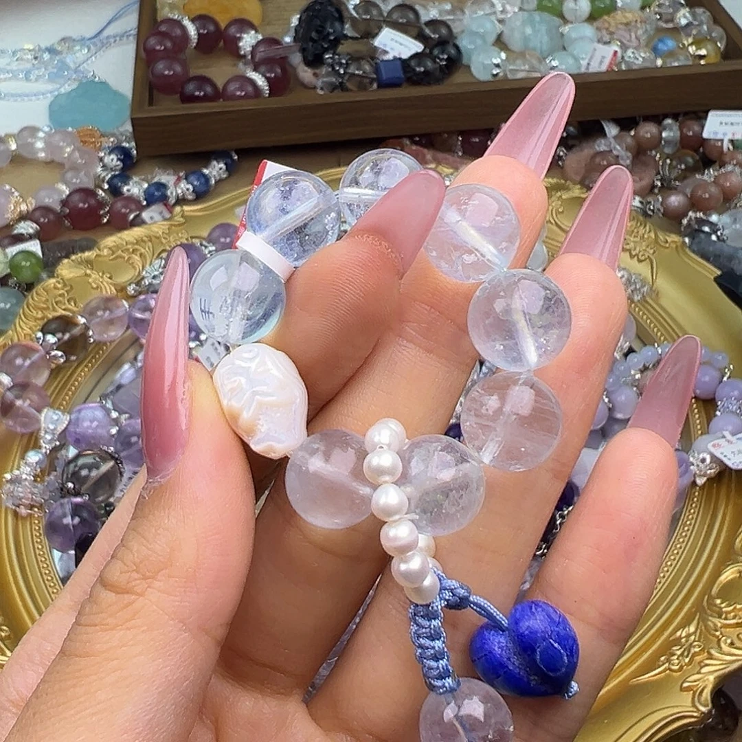 潴***觉水晶手串合金水晶