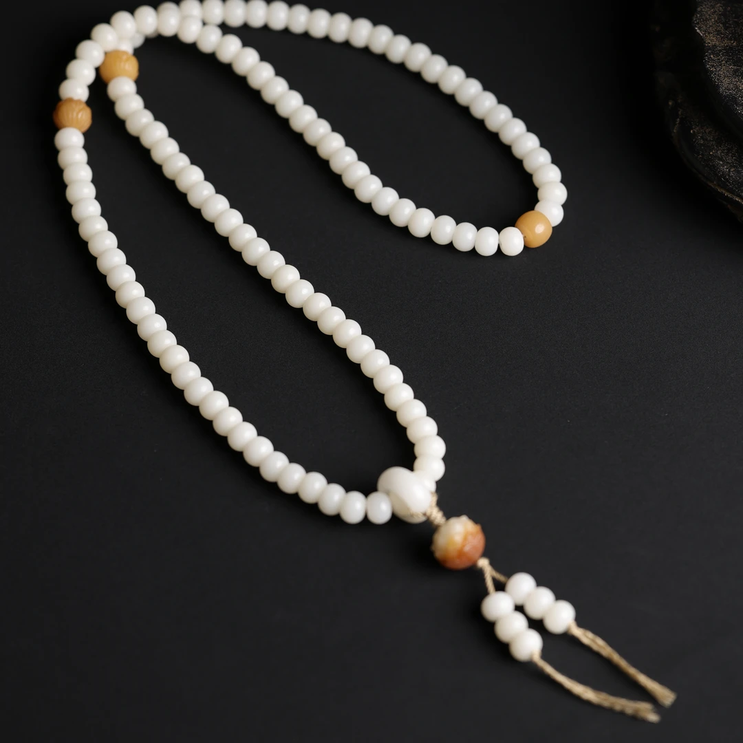 本真 | 一团和气 | 原创设计精品苹果珠菩提108项链