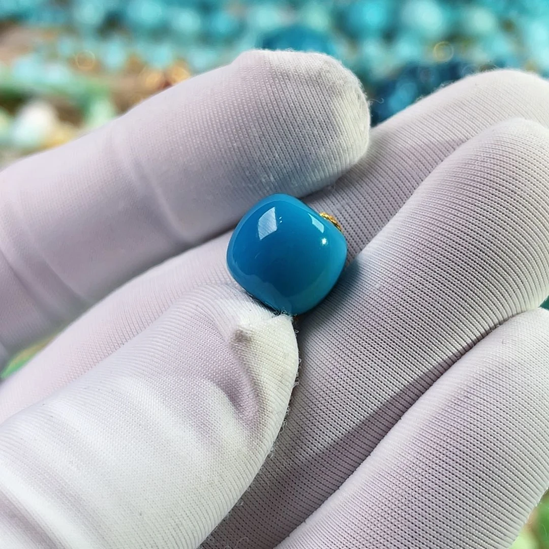 绿松石未镶嵌珠宝奇石11mm