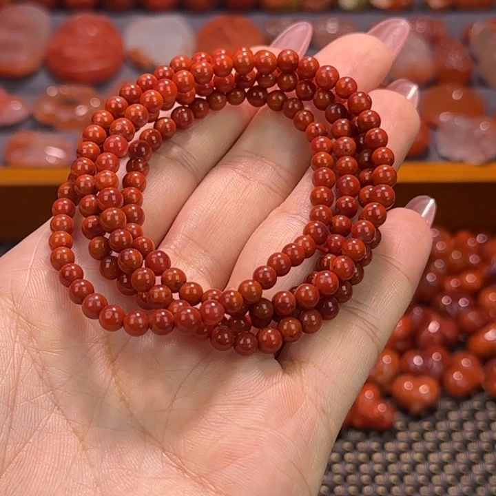 南红玛瑙未镶嵌牌子多圈