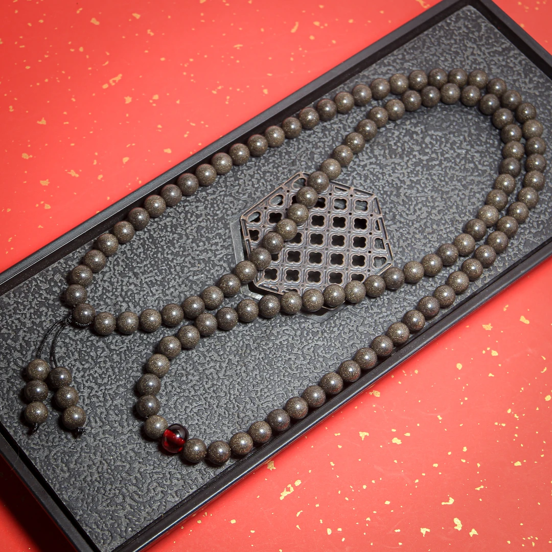 【非遗合香珠】】【无忧驱蚊】合香珠8mm多圈手串 HX0190