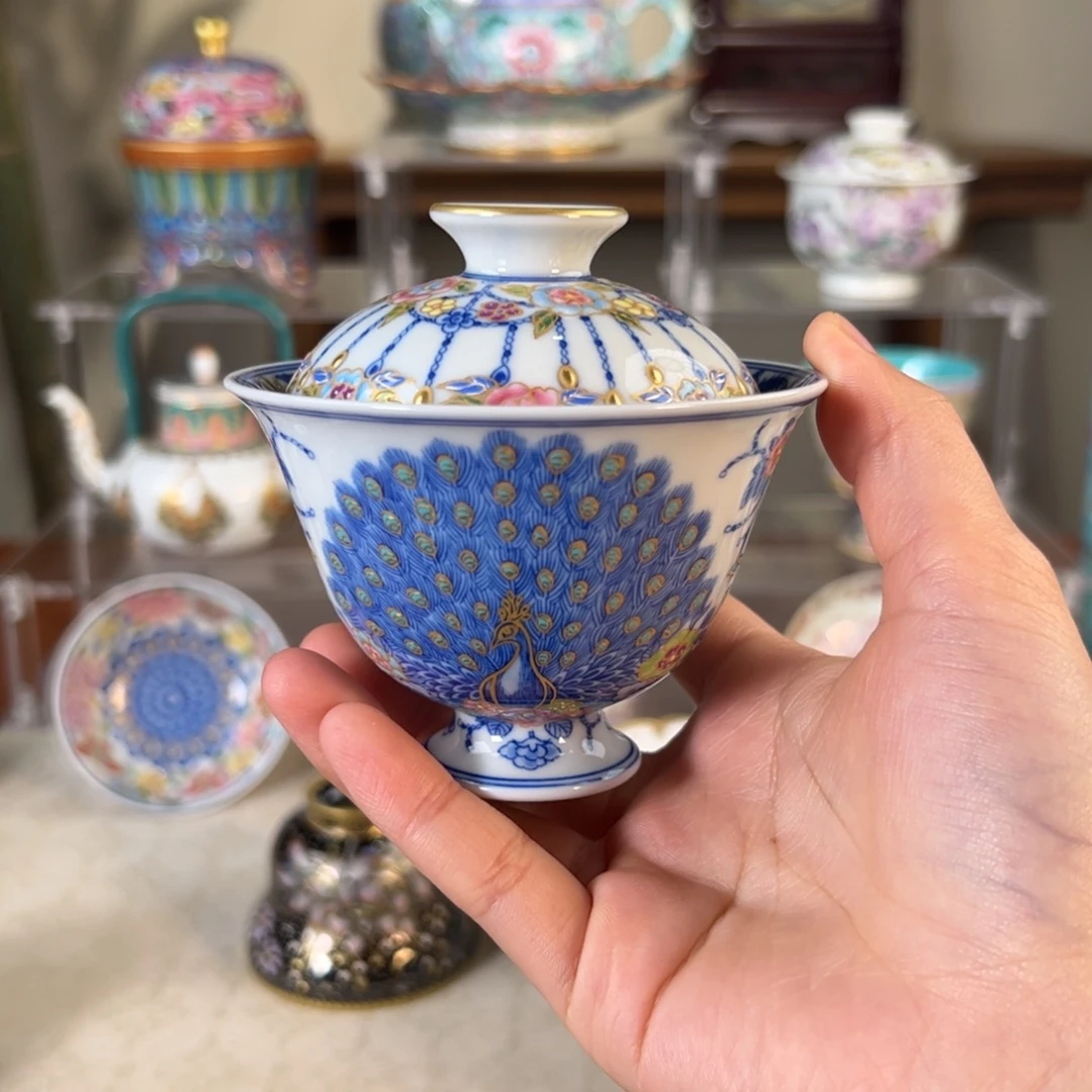 纯手工手绘 高端茶器