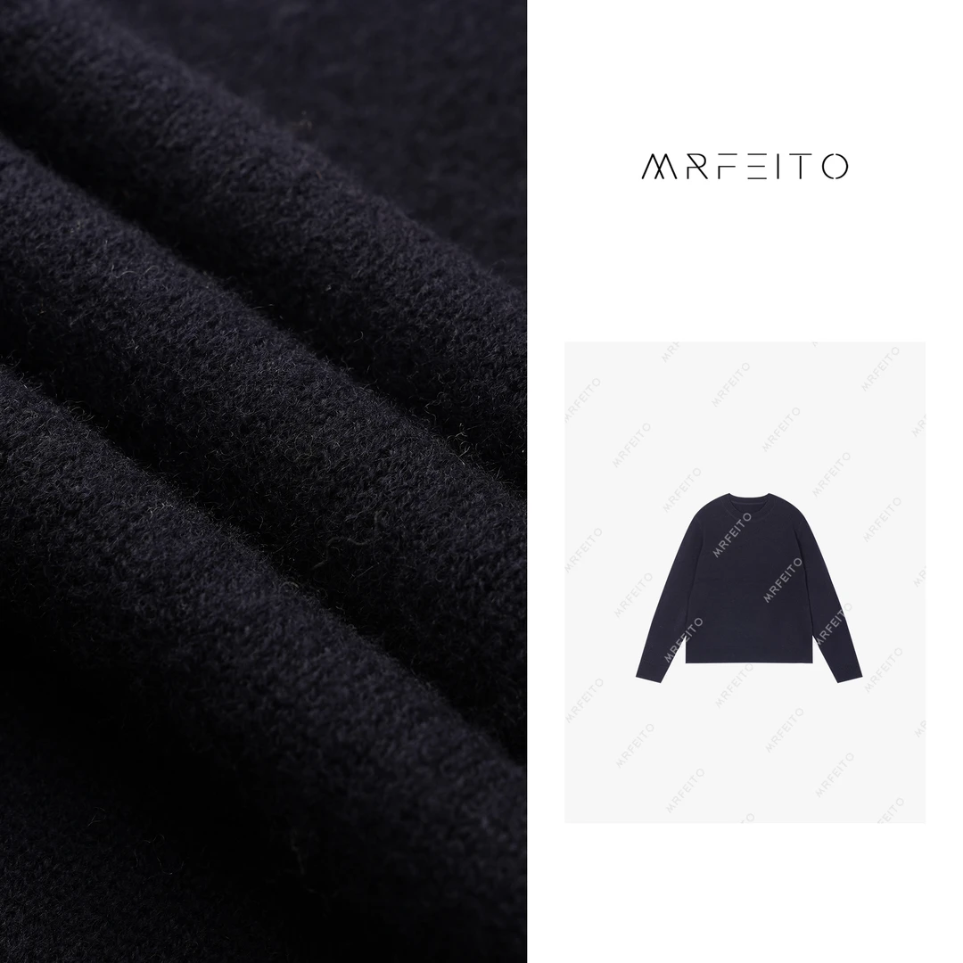 时尚显瘦圆领纯色休闲百搭针织衫H18M01Q28535