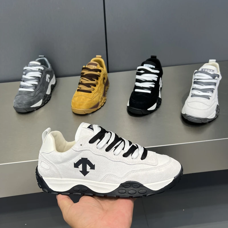 68-589秋季新款韩版低帮男鞋皮面舒适百搭休闲鞋男士阿甘鞋