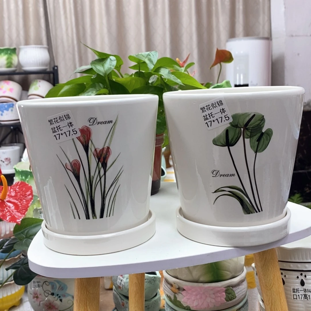 陶瓷@陶瓷花盆@@528686 586