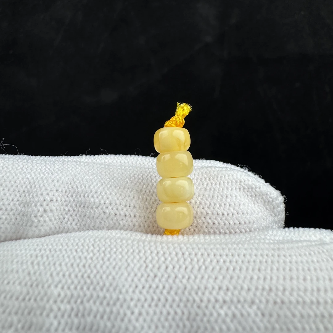 D1397天然蜜蜡 隔珠 6mm支持复检