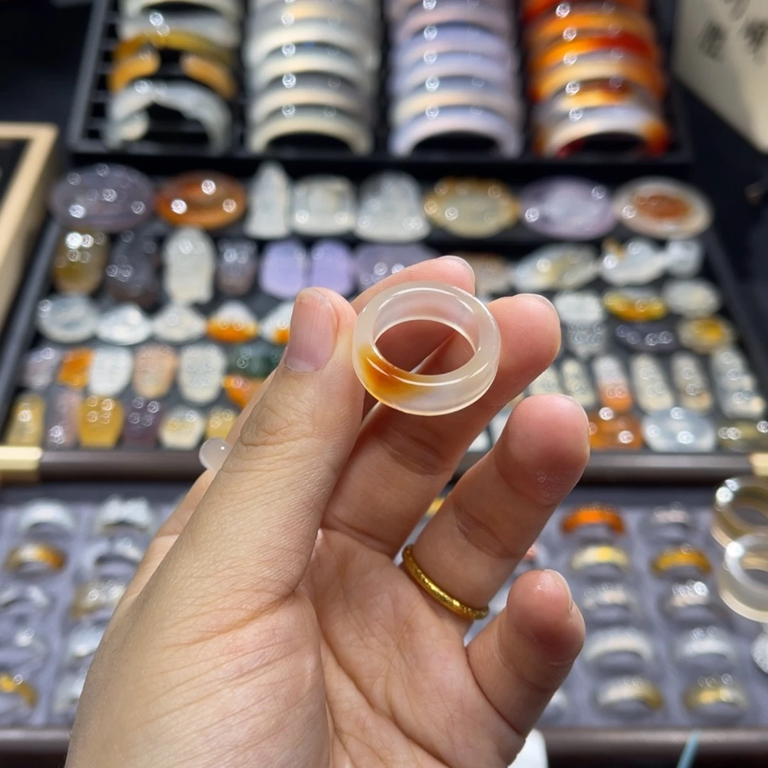 玛瑙/玉髓未镶嵌戒指