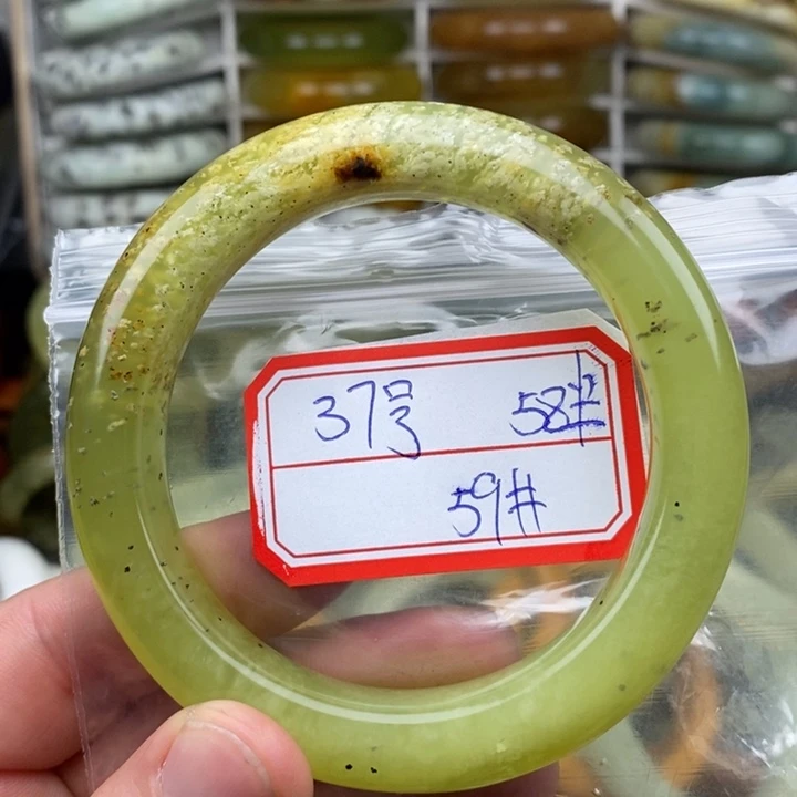 未镶嵌蛇纹石玉手绳