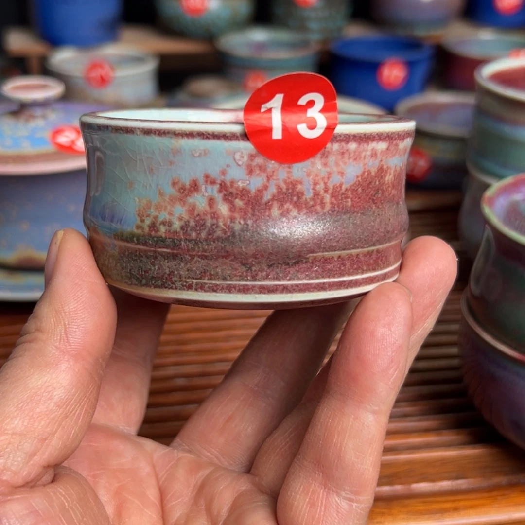 手工制作钧窑茶器