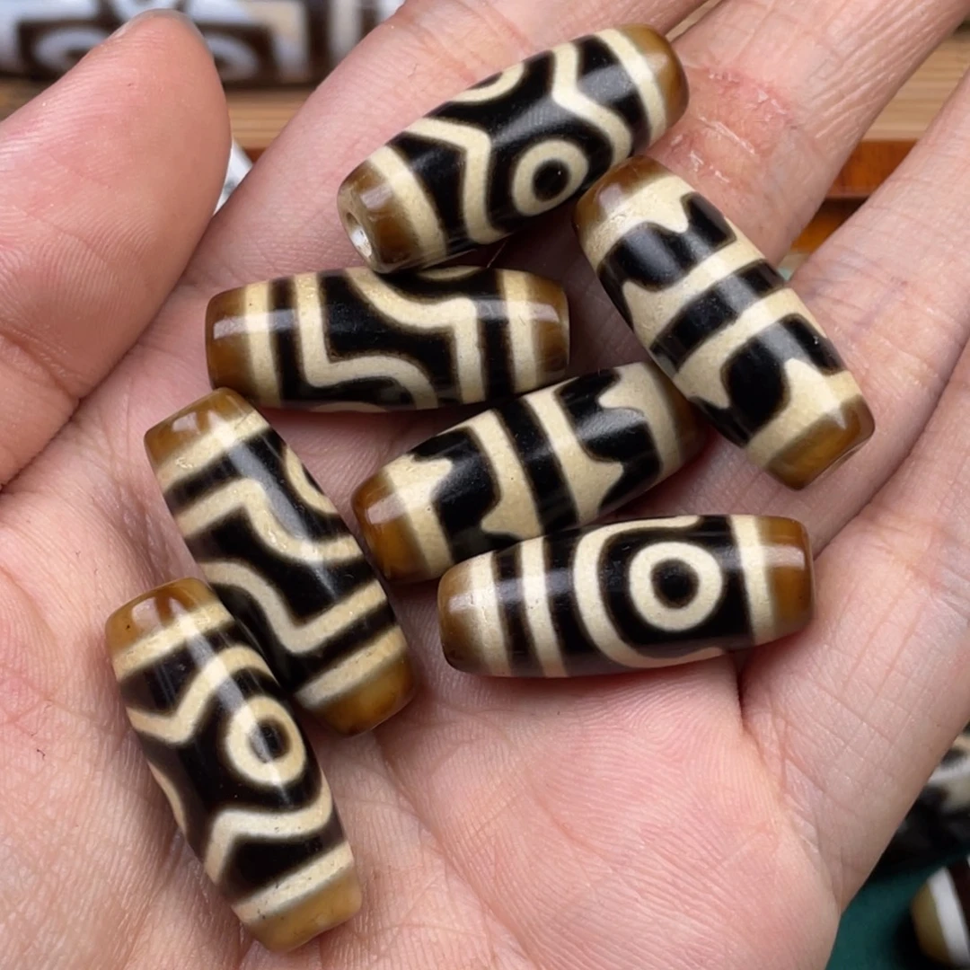 改***己玛瑙/玉髓散珠多宝图腾